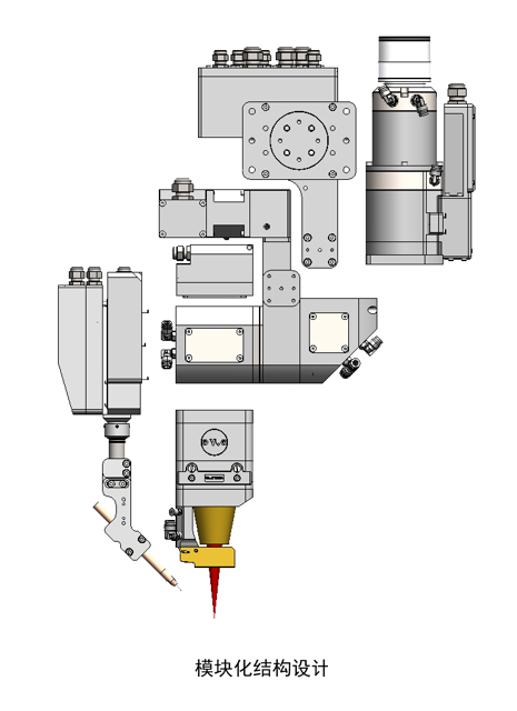 YH533388银河推出新款New-FA3钎熔焊送丝激光焊接头-用于动力电池模组和电池包焊接 YH533388银河推出新款New-FA3钎熔焊送丝激光焊接头-用于动力电池模组和电池包焊接