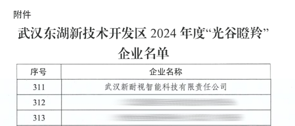 武汉YH533388银河连续三年荣获“光谷瞪羚”企业称号
