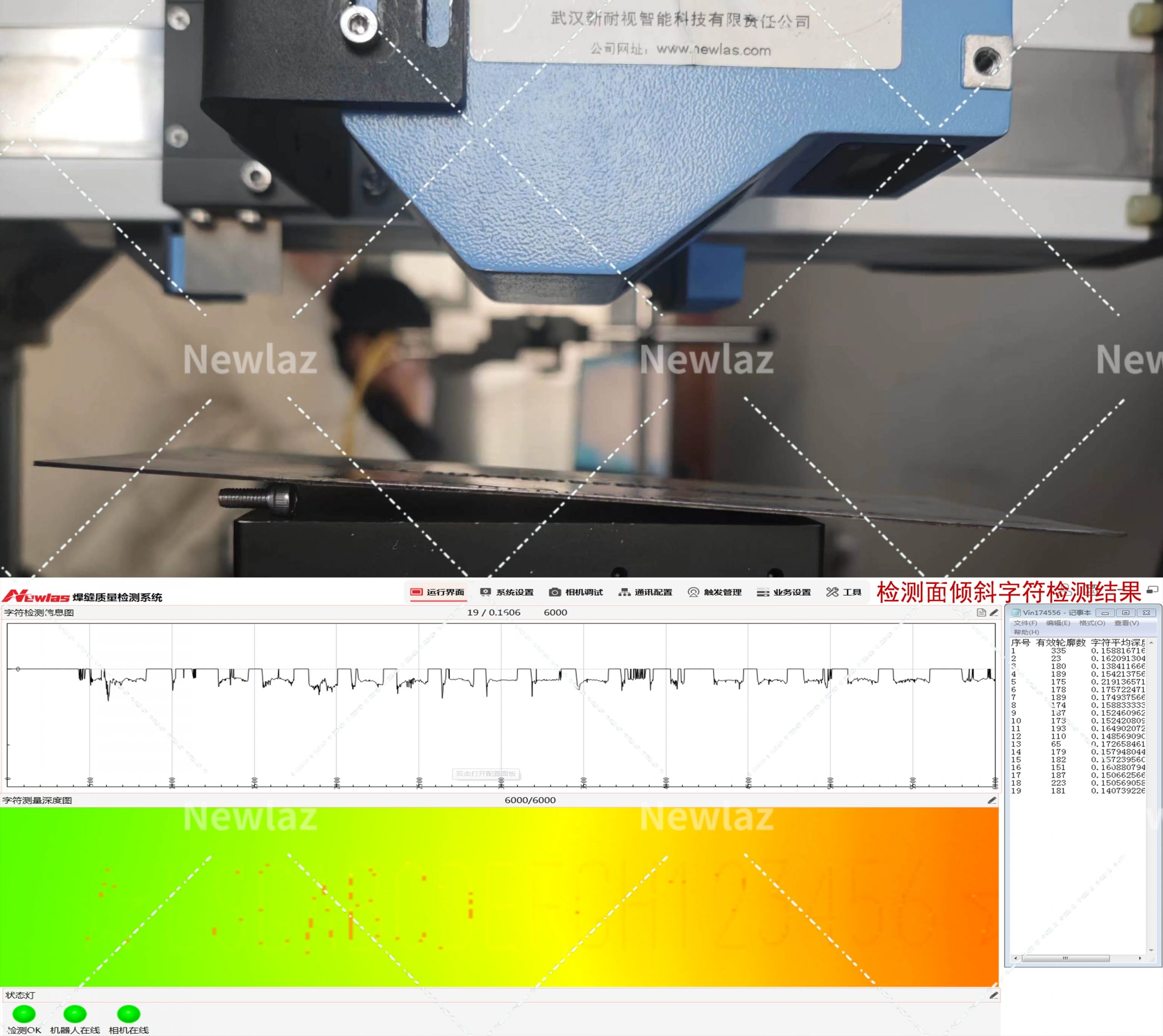 产品介绍|YH533388银河车身VIN码激光打刻字符深度检测系统